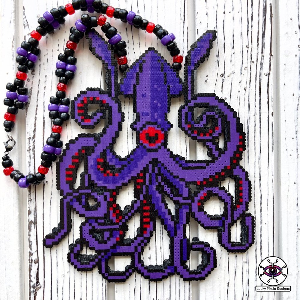 Kraken Perler Necklace